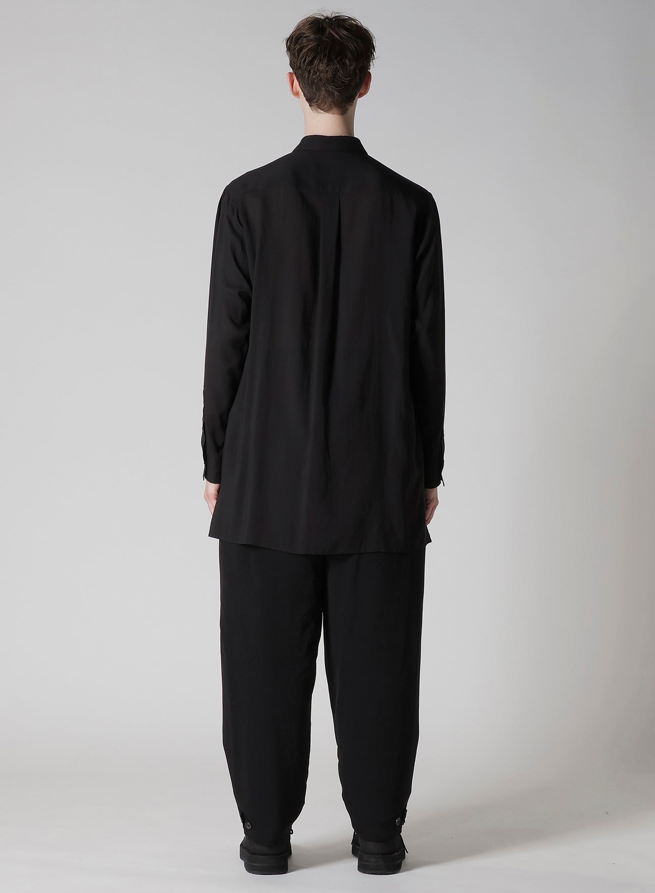 CELLLOSE LAWN 3COLLAR SLEEVE GATHER BLOUSE
