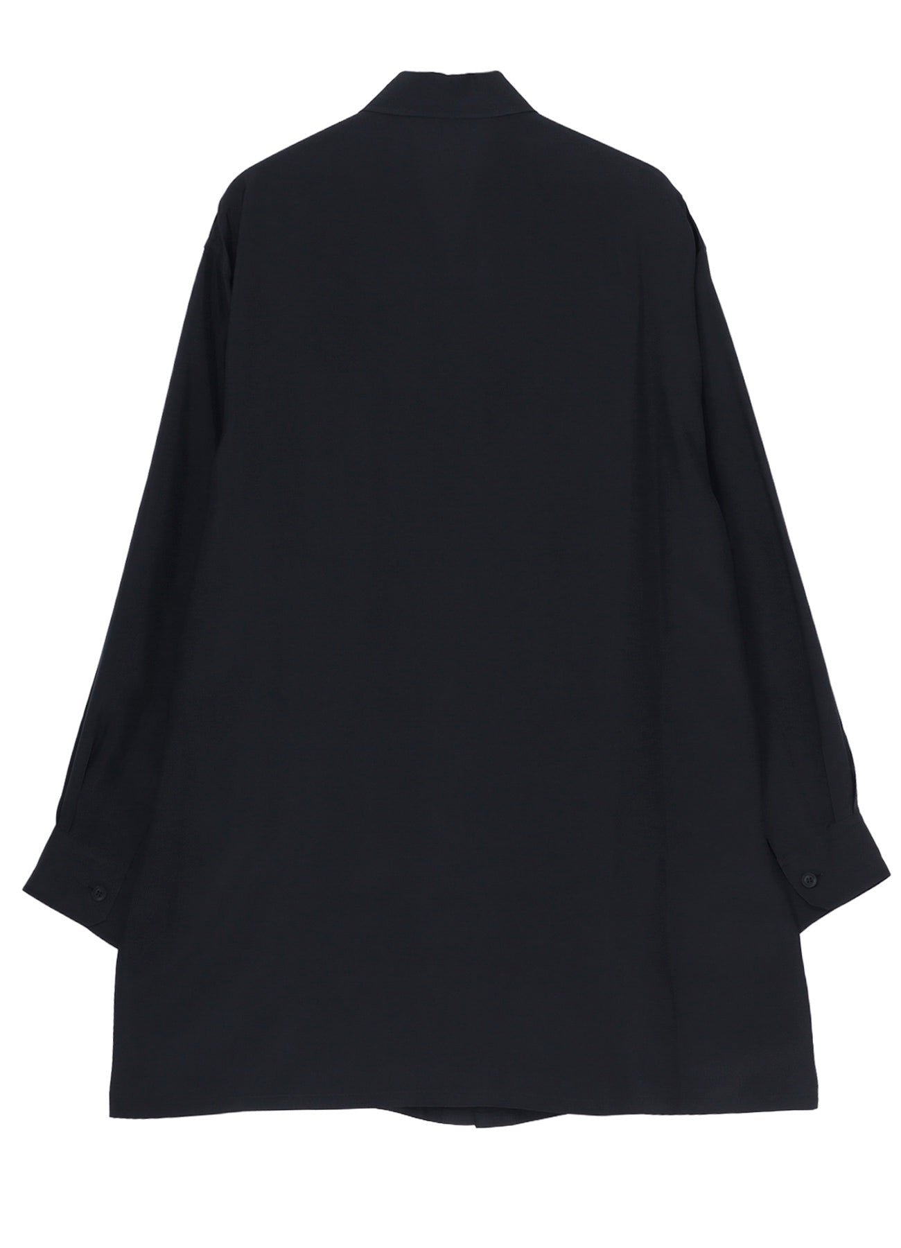 Cu TAFFETA OPEN COLLAR SHOULDER PL BLOUSE