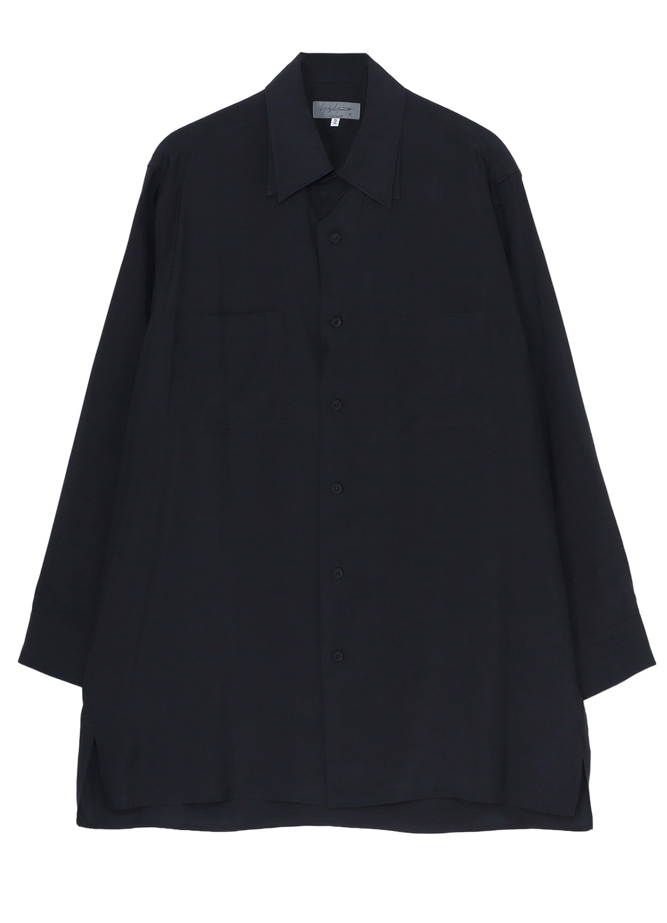 Cu TAFFETA 2 COLLAR BIG STANDARD SHIRT