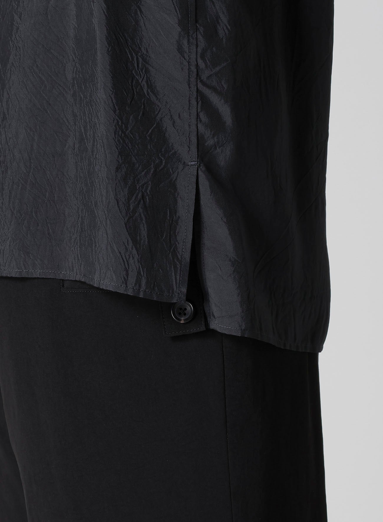 Cu TAFFETA 2 COLLAR BIG STANDARD SHIRT