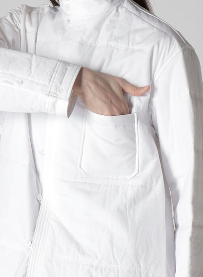 100/2 BROAD LOOP BUTTON PADDED BLOUSE