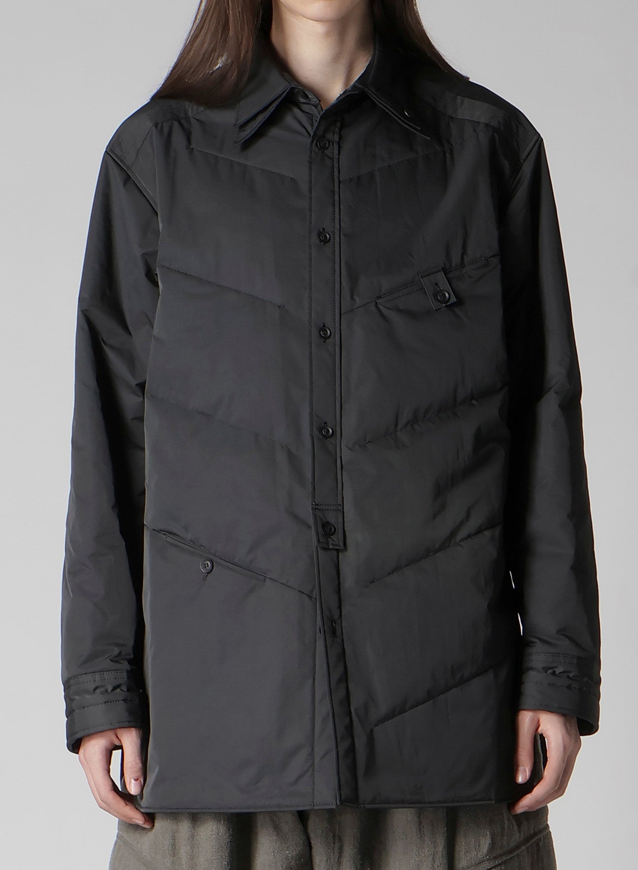 PE TAFETTA PT BK 2COLLAR DIAGONAL PADDED S