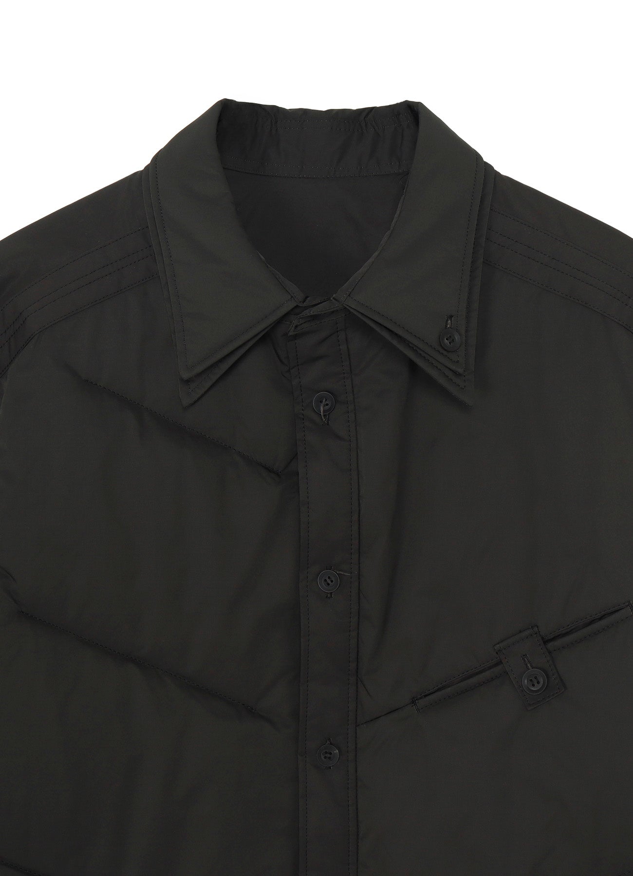 PE TAFETTA PT BK 2COLLAR DIAGONAL PADDED S