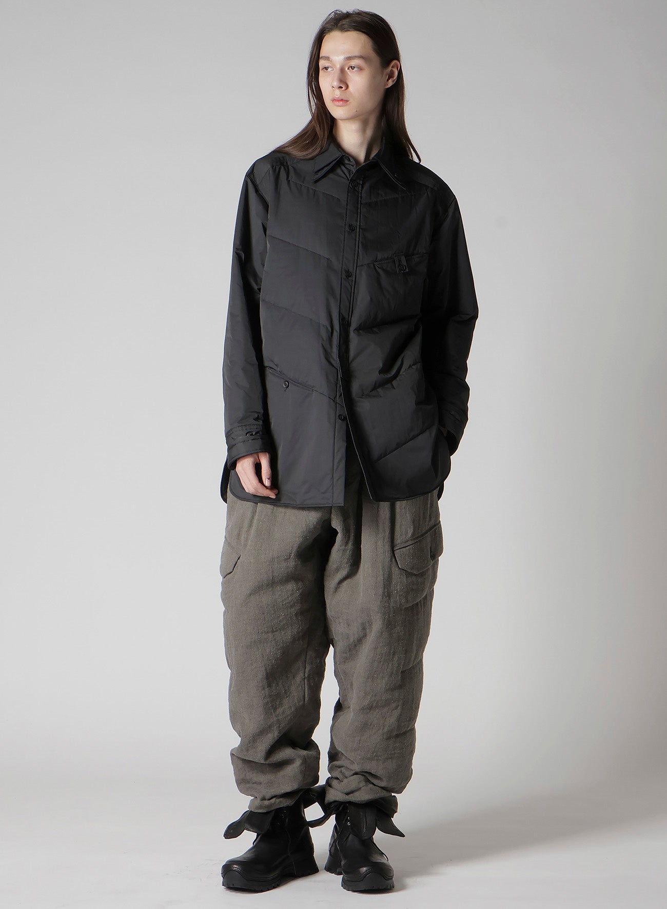 PE TAFETTA PT BK 2COLLAR DIAGONAL PADDED S