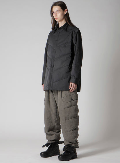 PE TAFETTA PT BK 2COLLAR DIAGONAL PADDED S