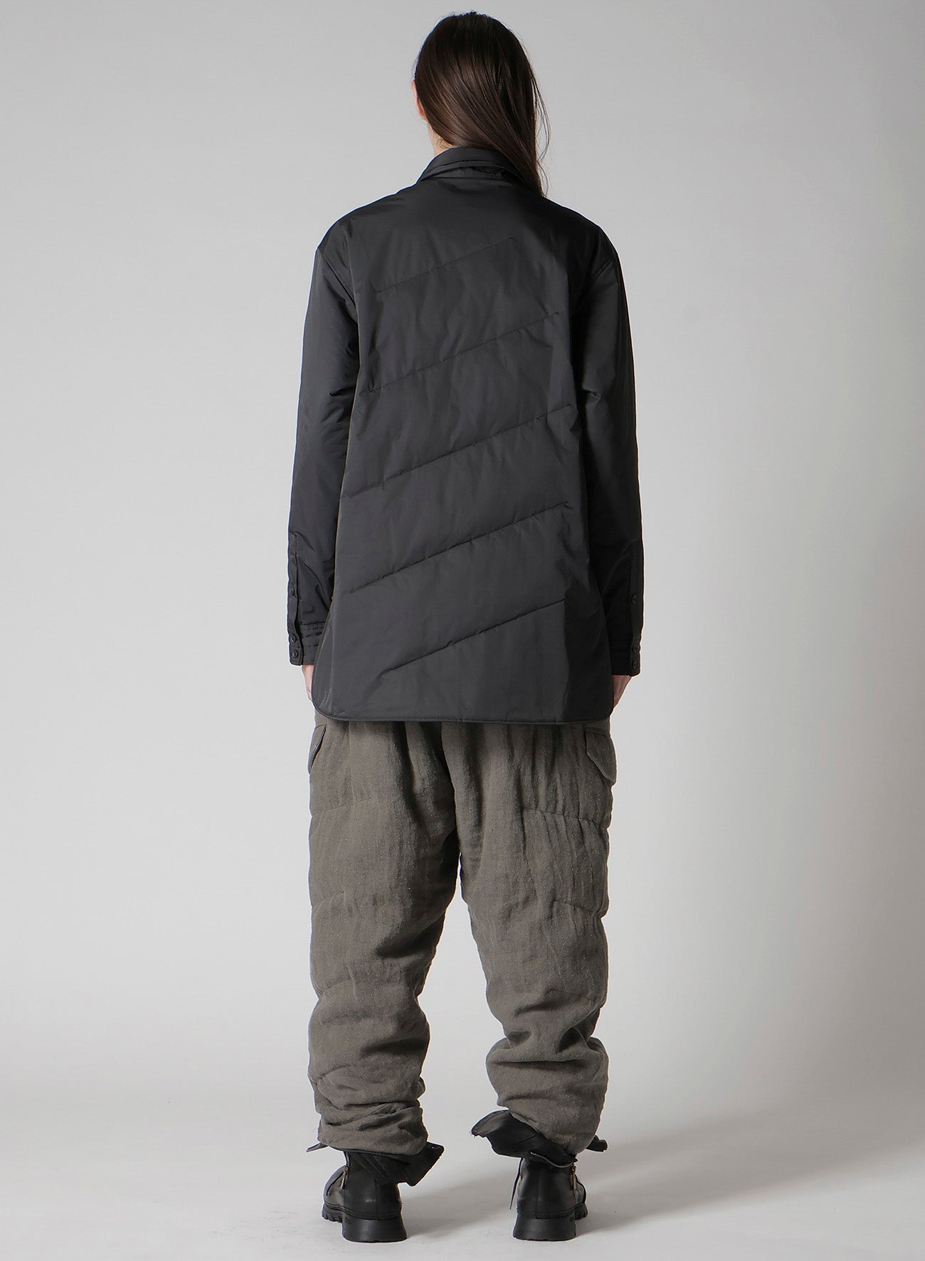 PE TAFETTA PT BK 2COLLAR DIAGONAL PADDED S