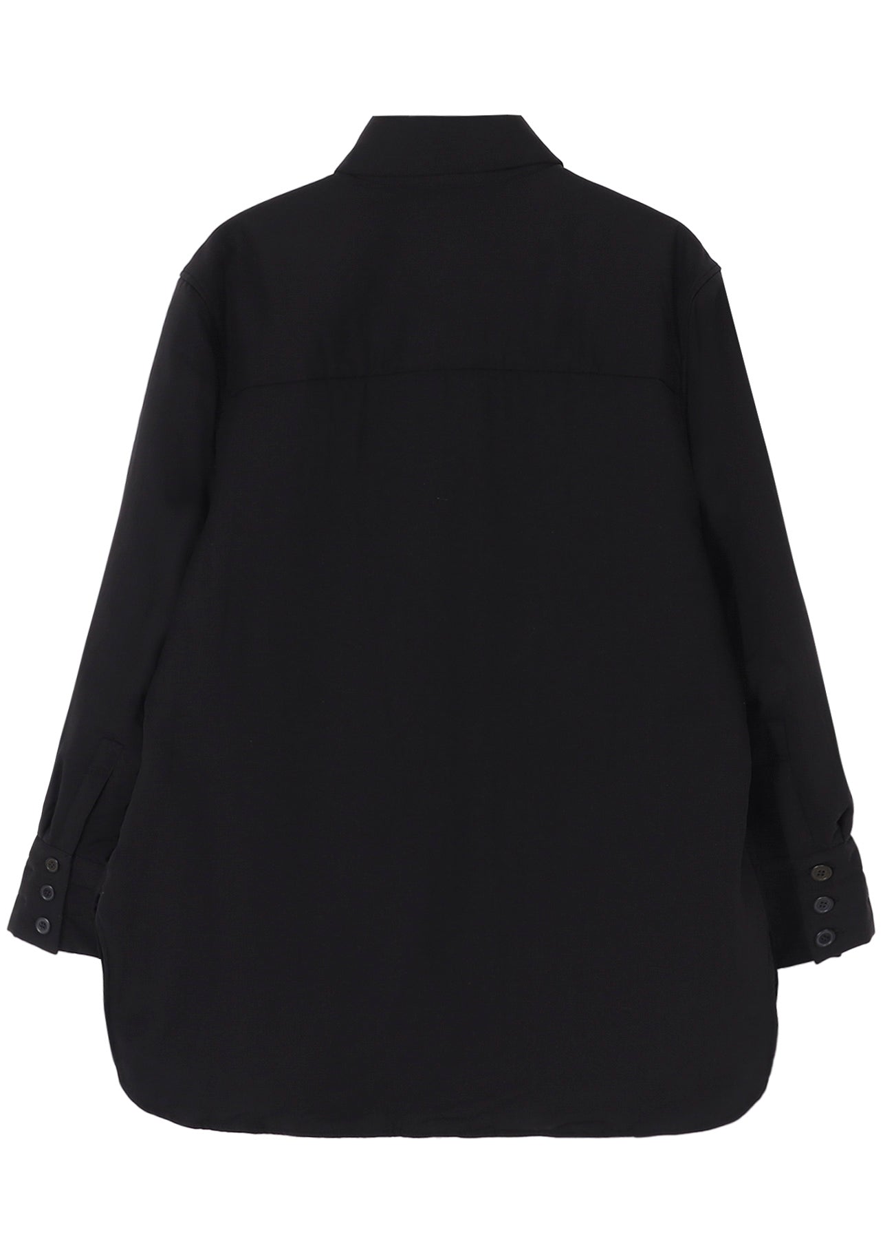 CELLULOSE LAWN STOLE DETAIL PADDED BLOUSE