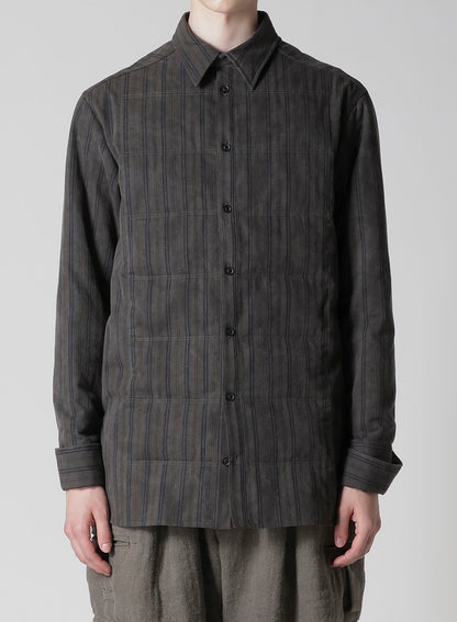 COTTON ST PIGMENT WASHED ST BLOUSE WITH LINING