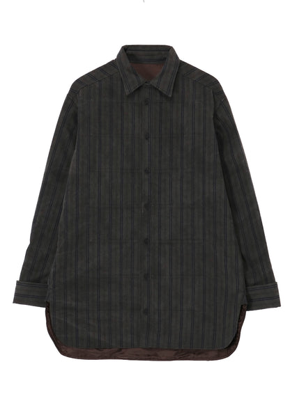 COTTON ST PIGMENT WASHED ST BLOUSE WITH LINING