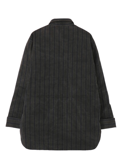 COTTON ST PIGMENT WASHED ST BLOUSE WITH LINING