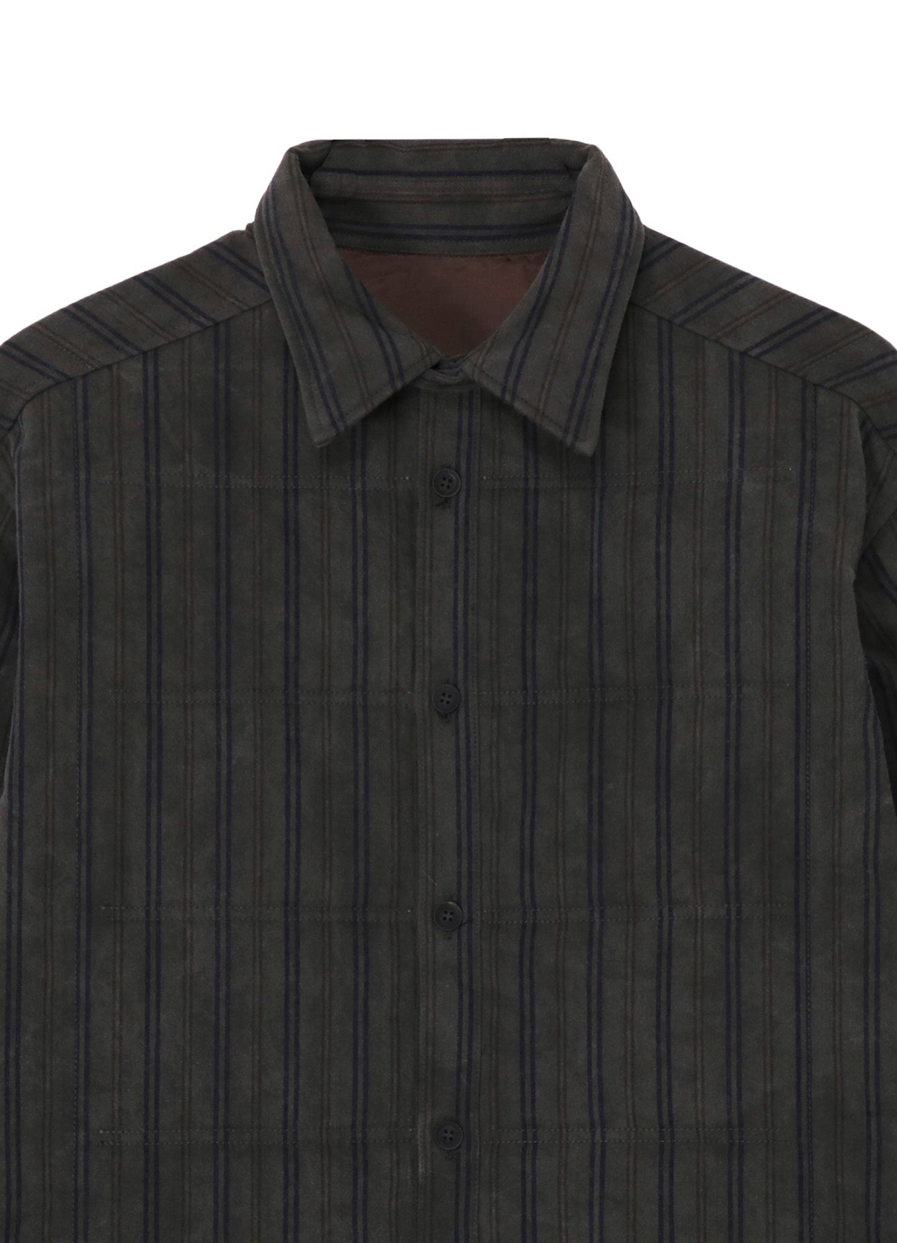 COTTON ST PIGMENT WASHED ST BLOUSE WITH LINING