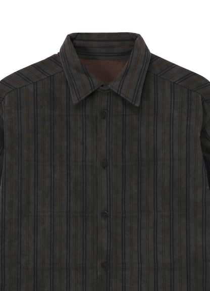 COTTON ST PIGMENT WASHED ST BLOUSE WITH LINING