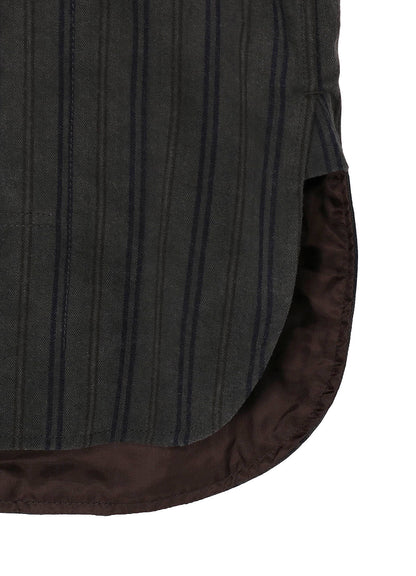 COTTON ST PIGMENT WASHED ST BLOUSE WITH LINING