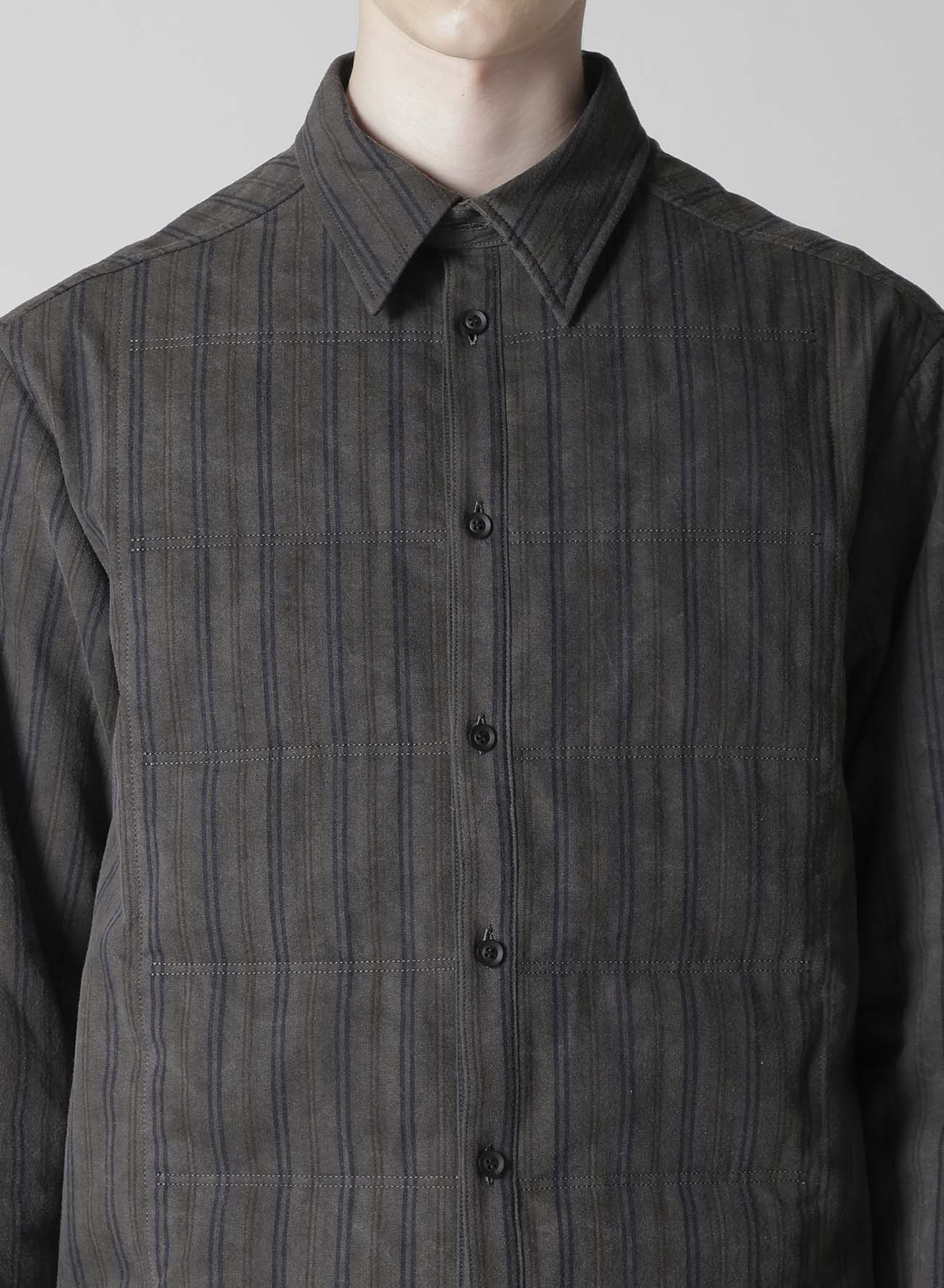 COTTON ST PIGMENT WASHED ST BLOUSE WITH LINING