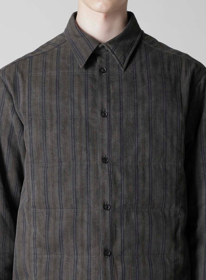 COTTON ST PIGMENT WASHED ST BLOUSE WITH LINING