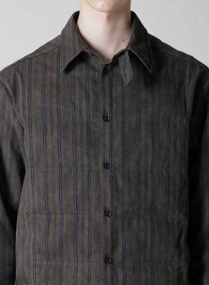 COTTON ST PIGMENT WASHED ST BLOUSE WITH LINING