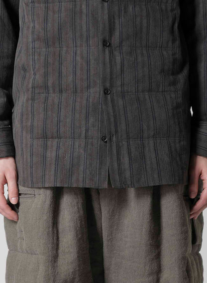 COTTON ST PIGMENT WASHED ST BLOUSE WITH LINING