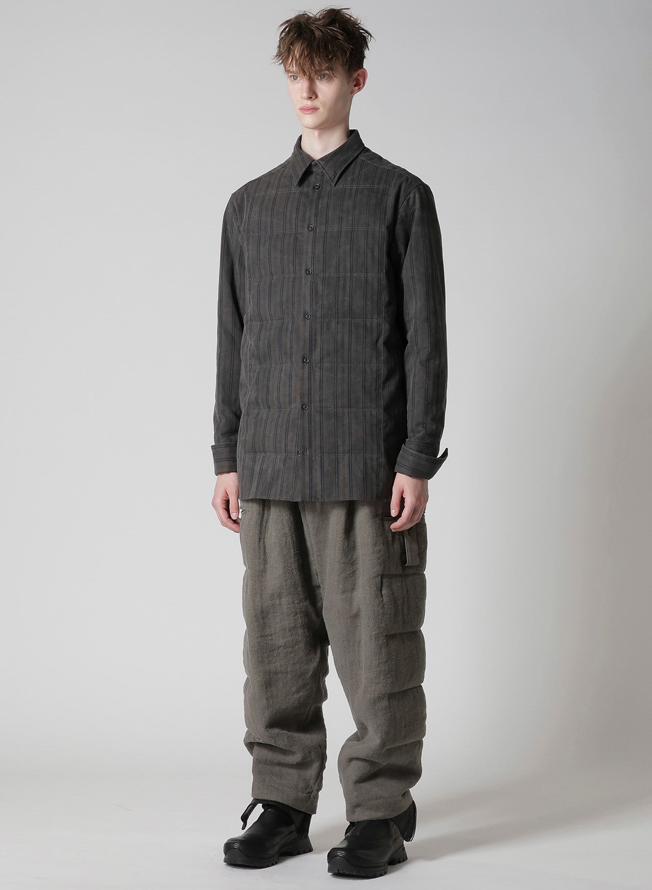 COTTON ST PIGMENT WASHED ST BLOUSE WITH LINING