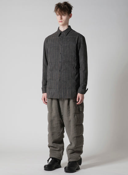 COTTON ST PIGMENT WASHED ST BLOUSE WITH LINING