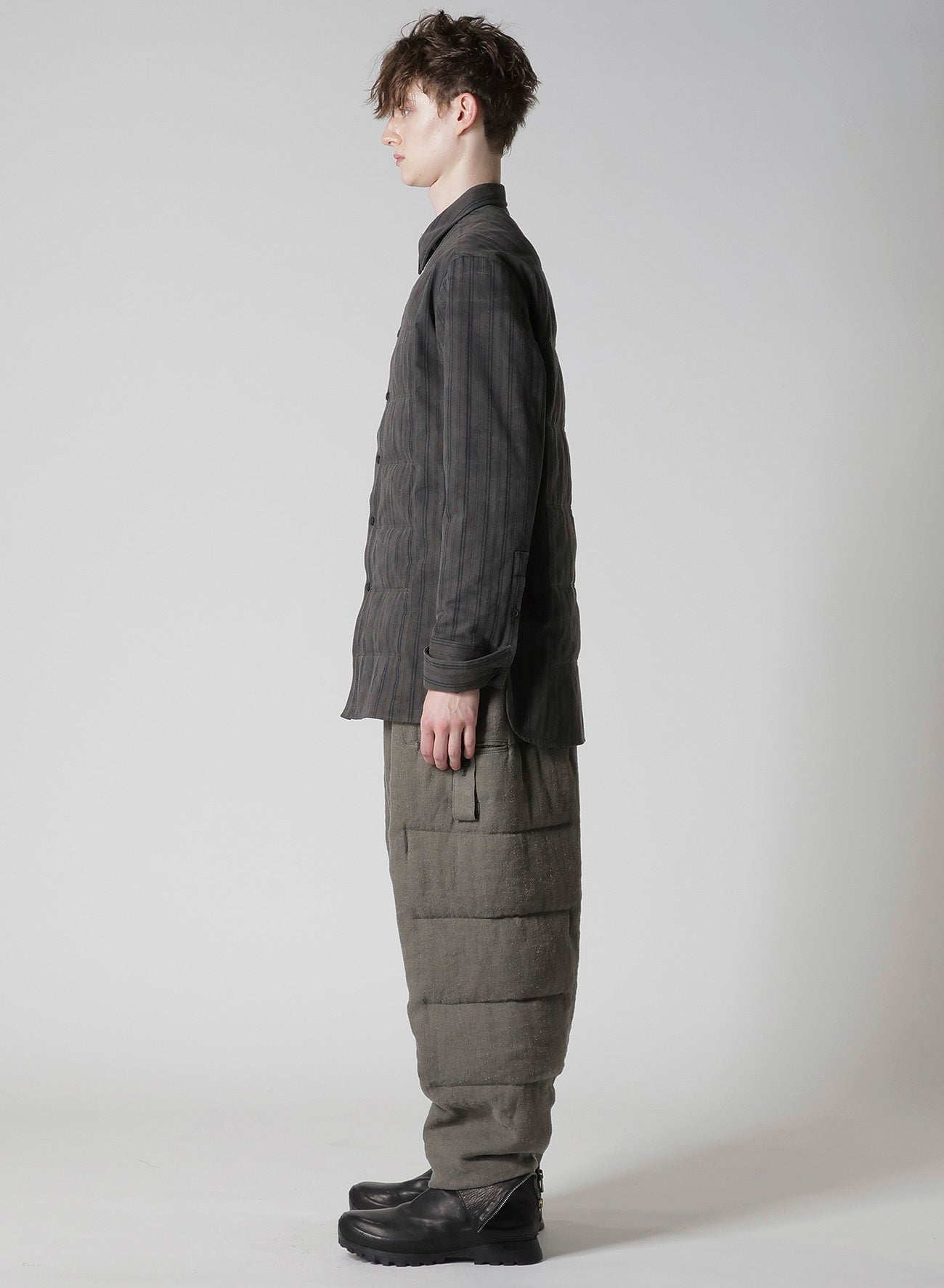 COTTON ST PIGMENT WASHED ST BLOUSE WITH LINING