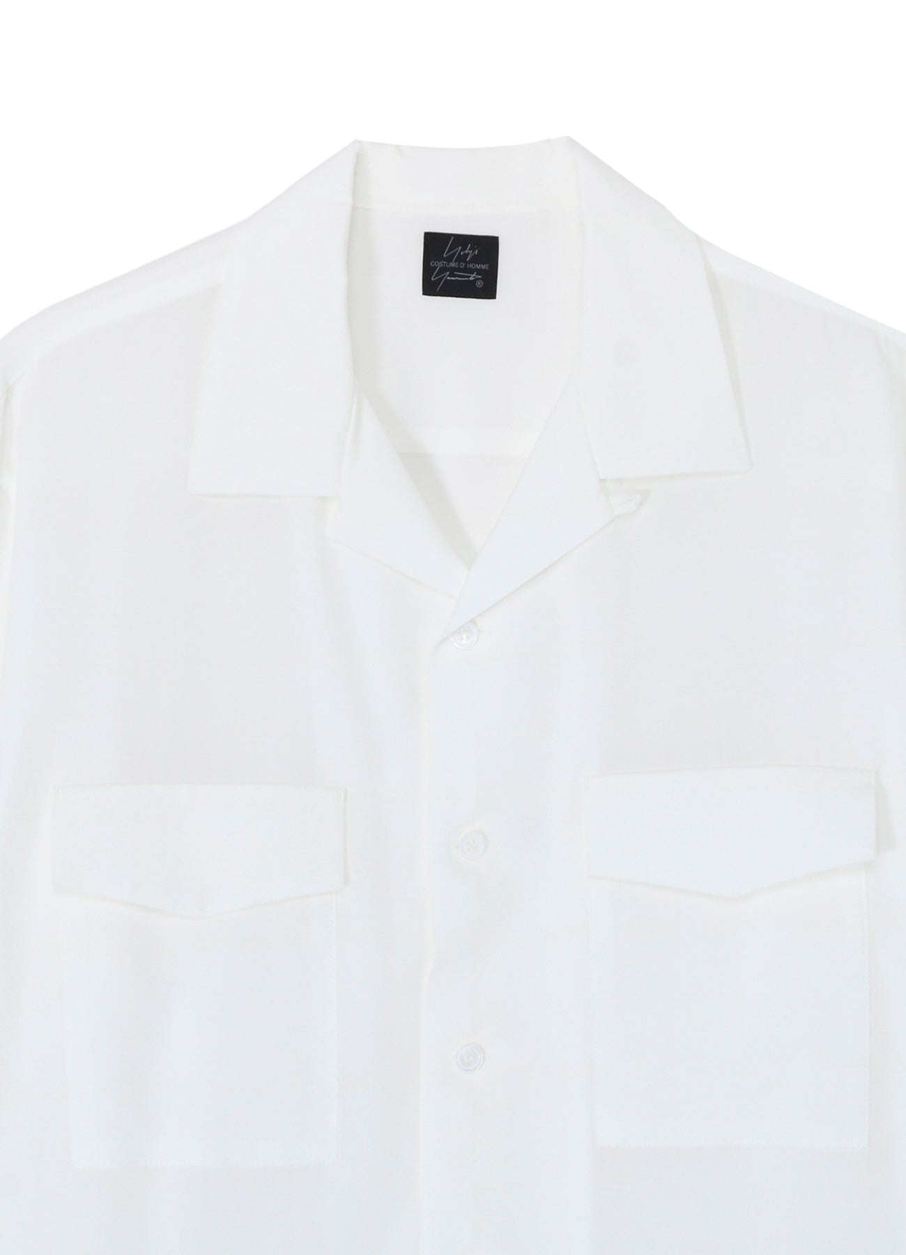 SUIT POPLIN CDH OPEN COLLAR SHIRT