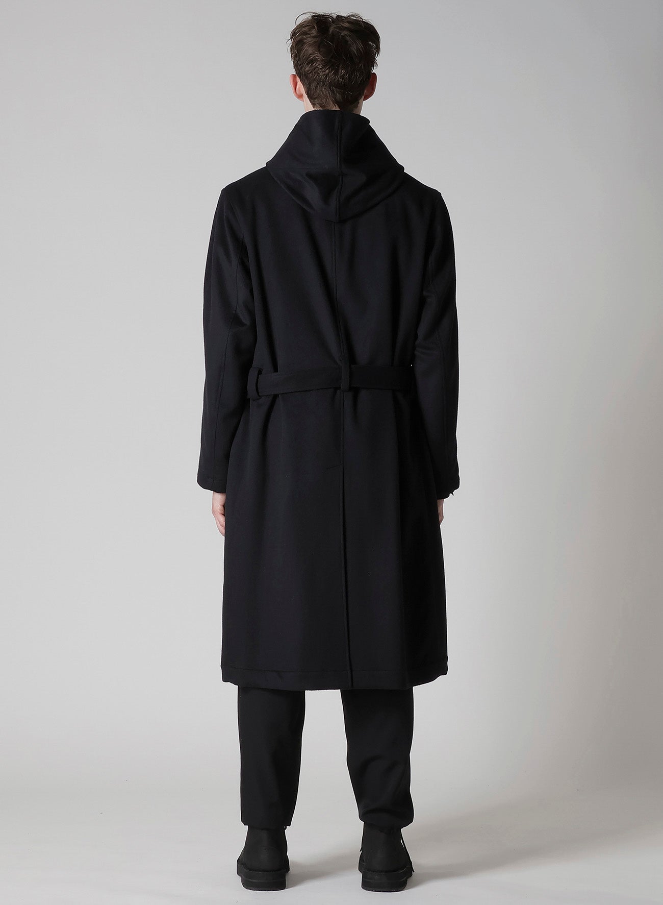 W/Ca BEAVER HOODED COAT