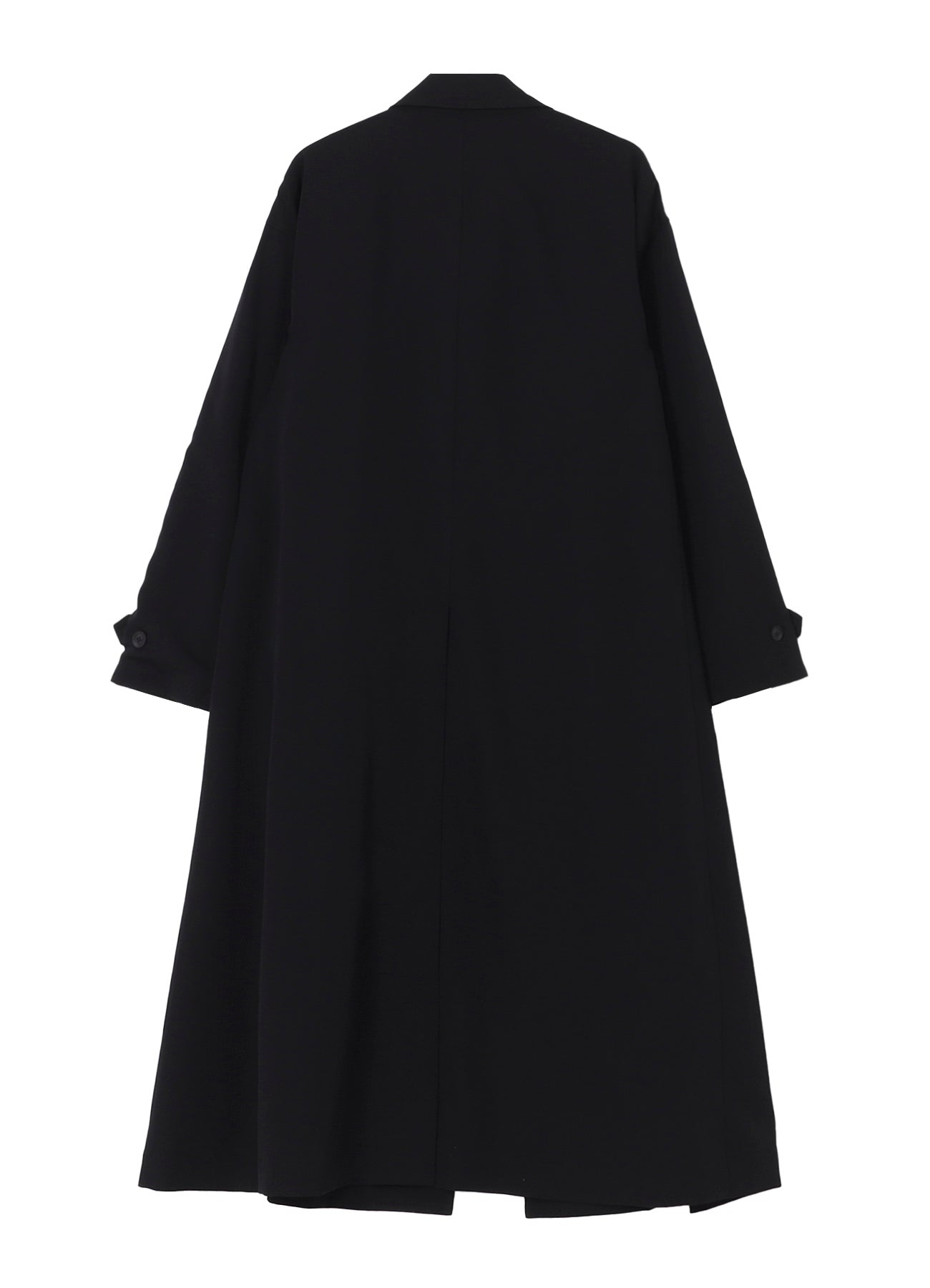 WOOL GABARDINE DESIGNED SLEEVE COAT