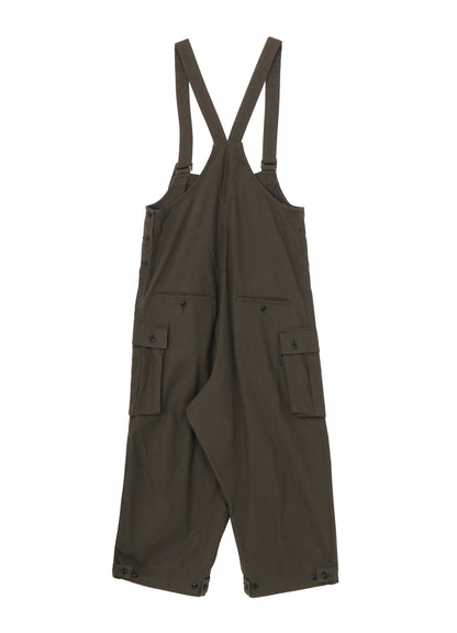 BLACK SCANDAL HERRINGBONE WORK OVERALLS