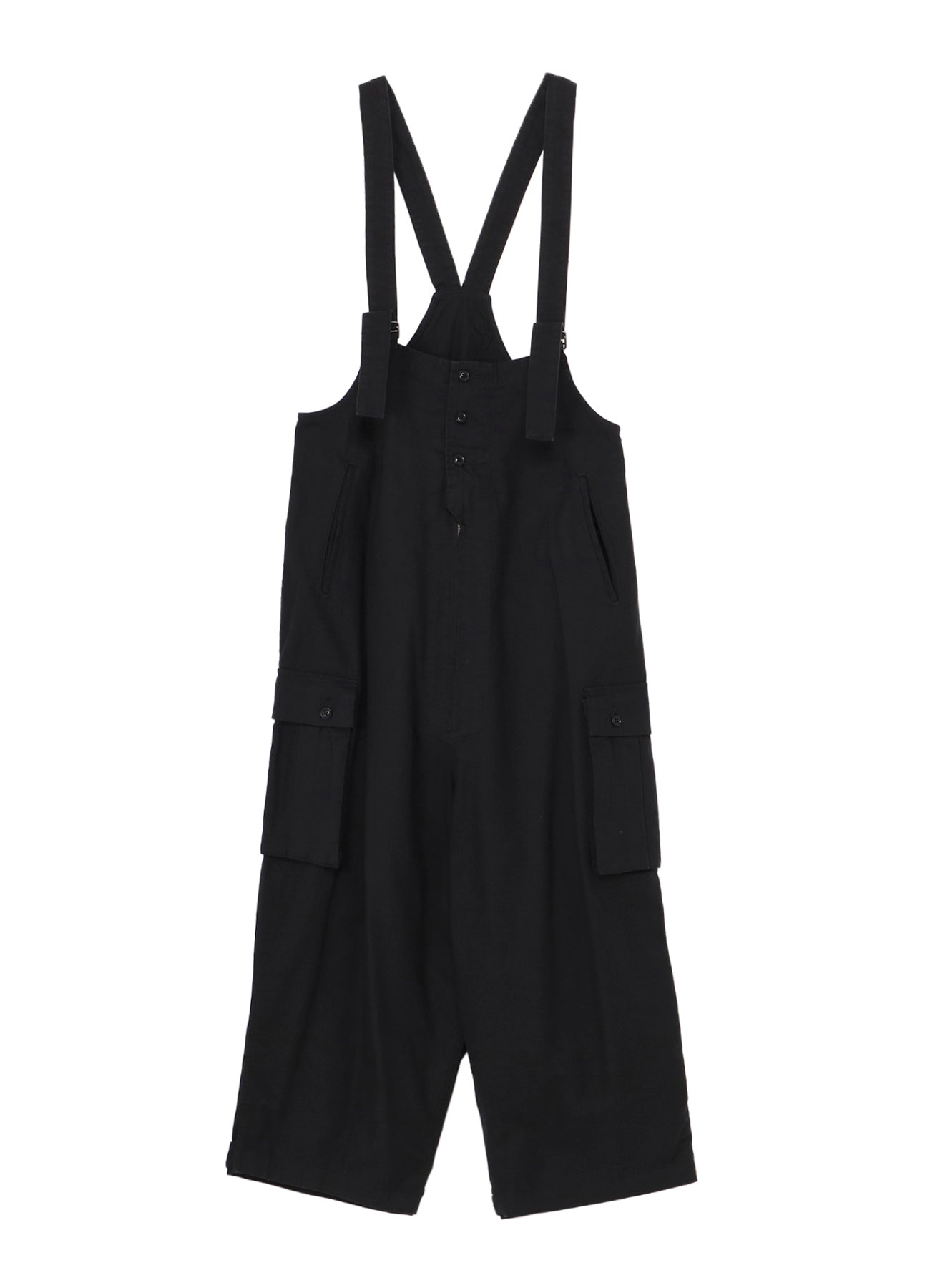BLACK SCANDAL HERRINGBONE WORK OVERALLS