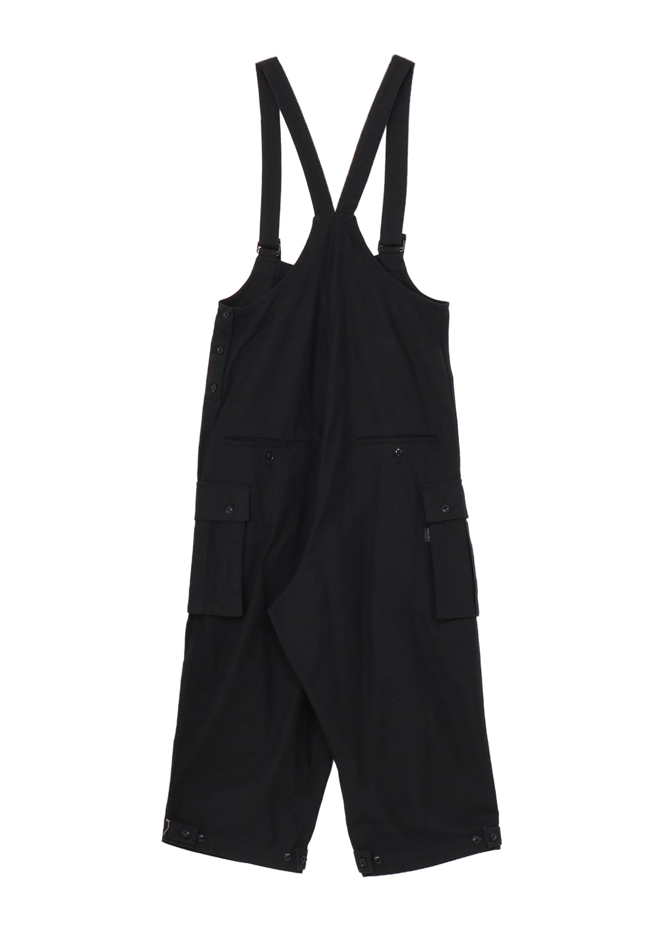 BLACK SCANDAL HERRINGBONE WORK OVERALLS