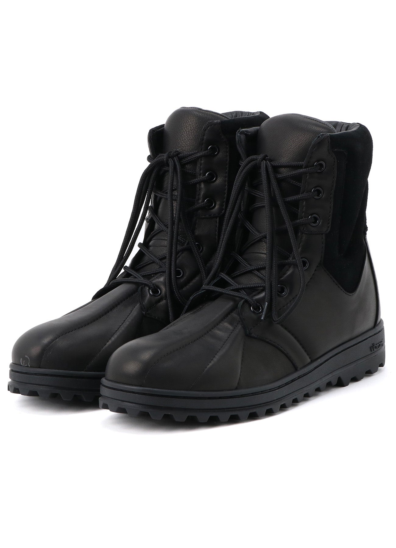 SOFT SHEEP SKIN/VELOUR MILITARY BOOTS