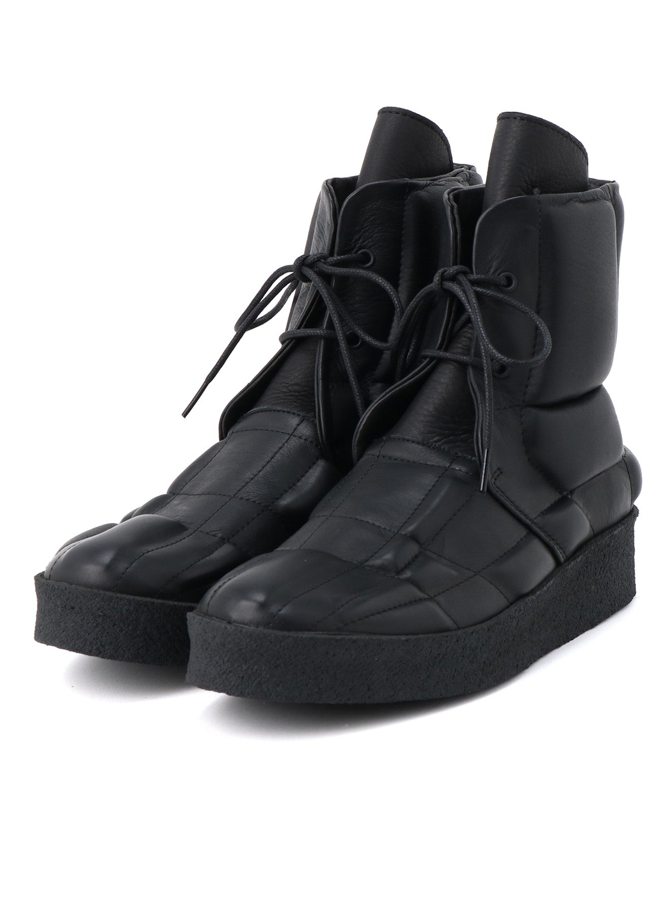 SOFT GARMENT LEATHER PADDED BOOTS