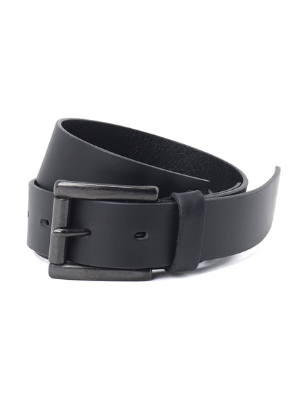 MATT SOFT OIL LEATHER 30MM PLAIN BELT