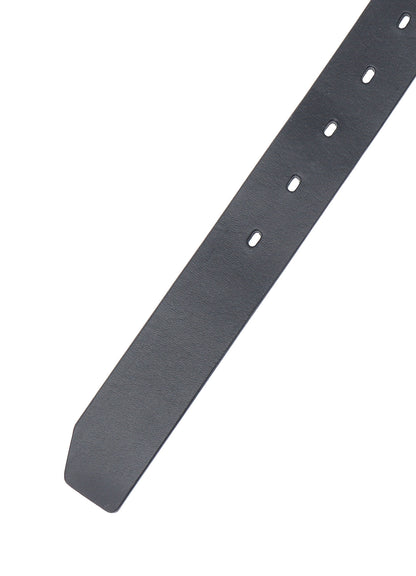 MATT SOFT OIL LEATHER 30MM PLAIN BELT