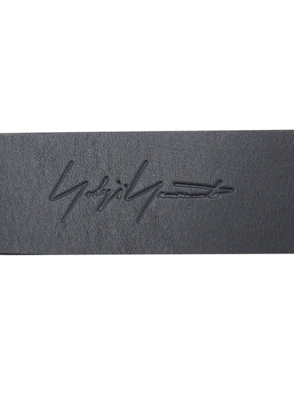 MATT SOFT OIL LEATHER 30MM PLAIN BELT