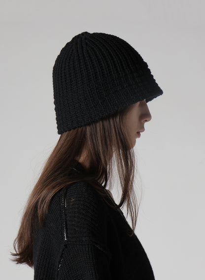 W/AC CARDIGAN STITCH KNIT STITCH HAT