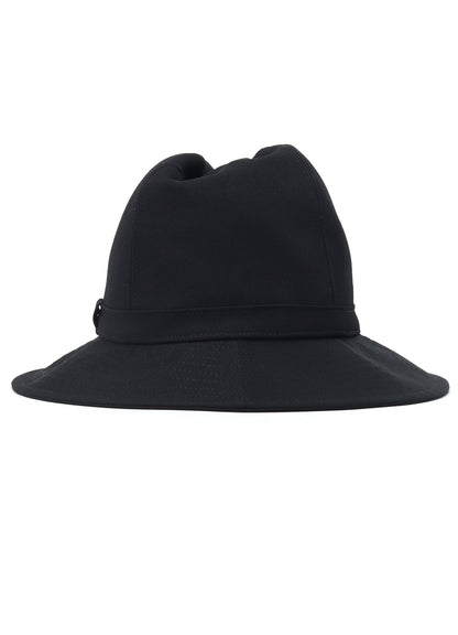 WOOL GABARDINE FEDORA HAT