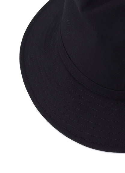 WOOL GABARDINE FEDORA HAT