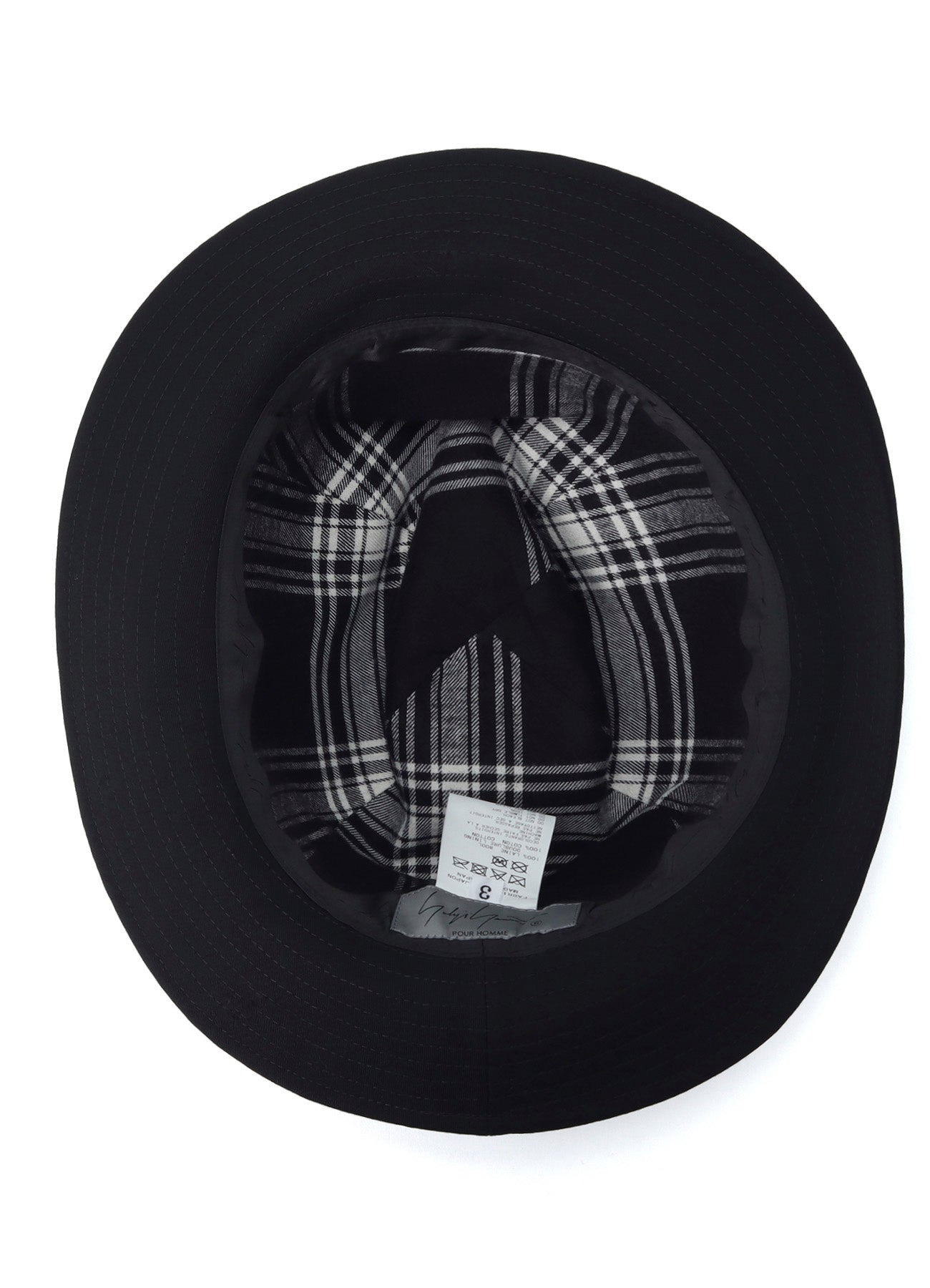 WOOL GABARDINE FEDORA HAT