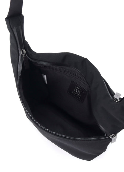 WOOL GABARDINE/NY OBLIQUE ZIPPER SACOCHE