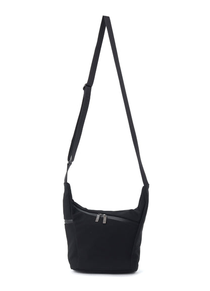 WOOL GABARDINE/NY OBLIQUE ZIPPER SACOCHE