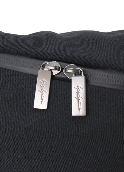 WOOL GABARDINE/NY OBLIQUE ZIPPER SACOCHE