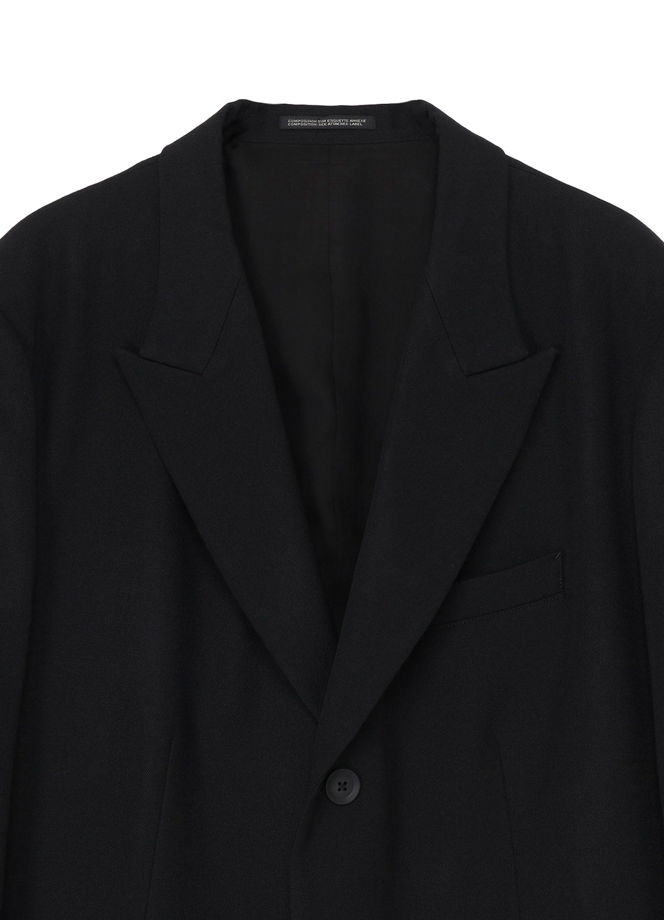 ARMY GABARDINE 3 BUTTONS PEAKED JACKET
