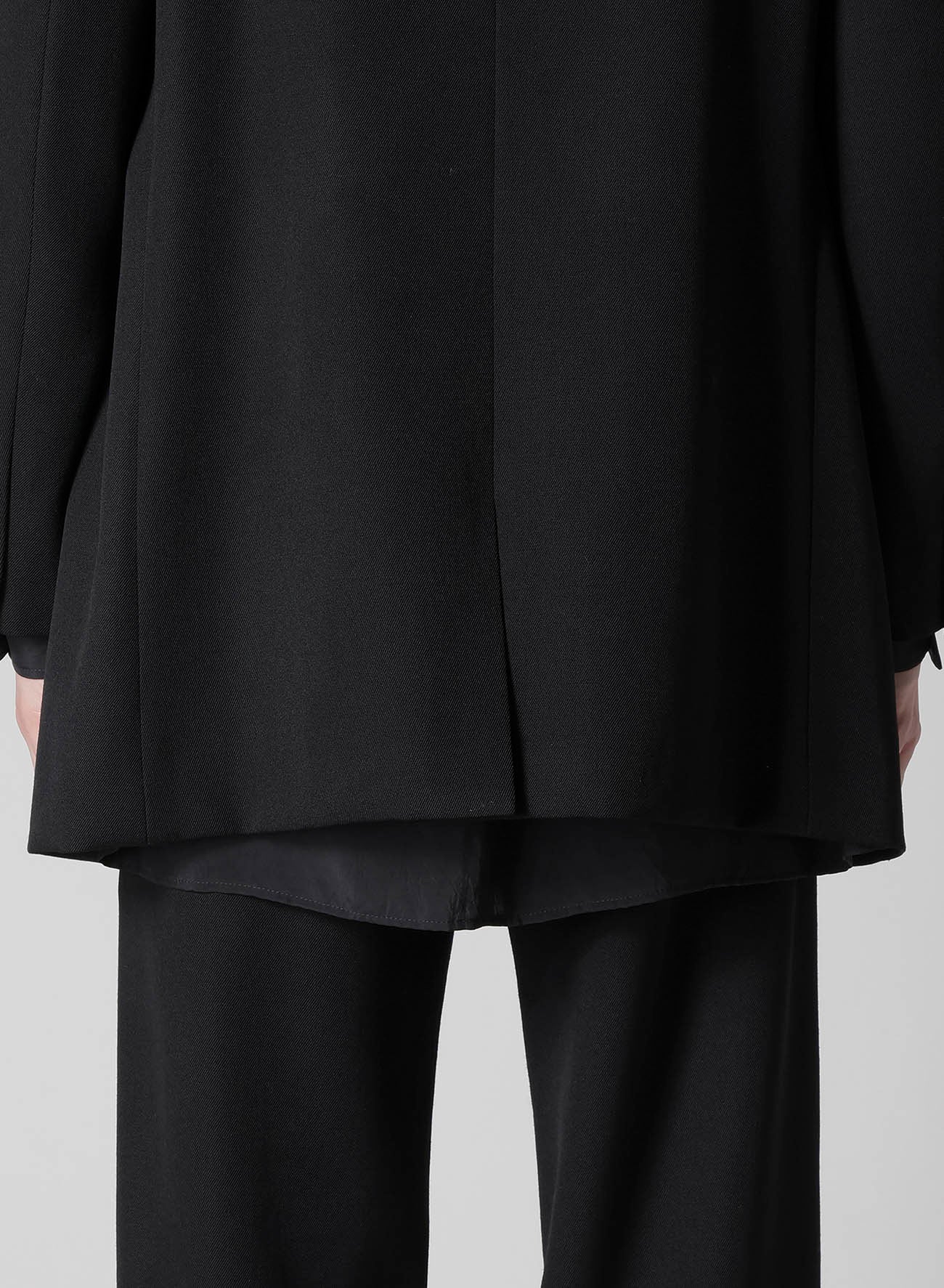 ARMY GABARDINE 3 BUTTONS PEAKED JACKET