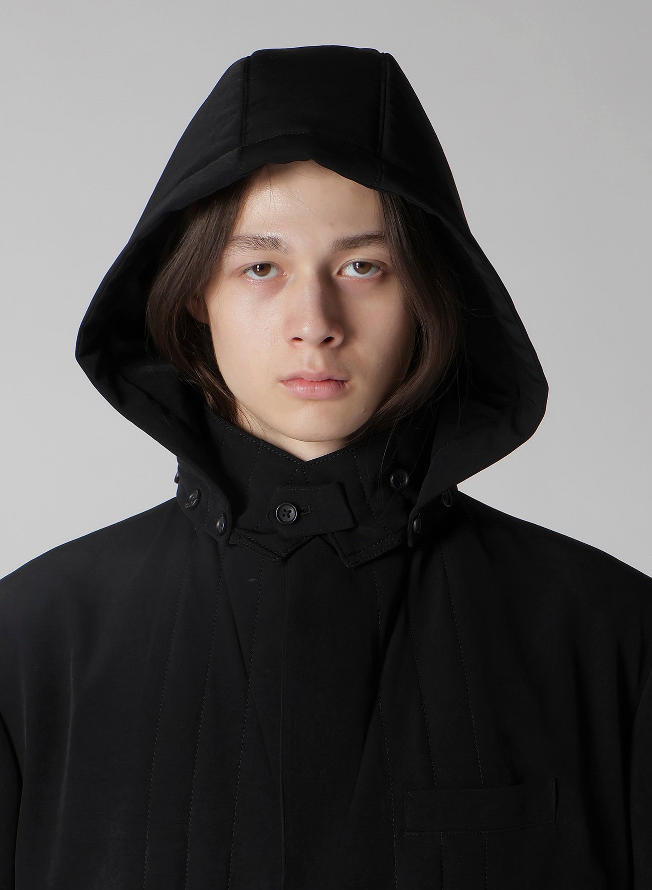 Ta TUXEDO HOODED PADDED JACKET