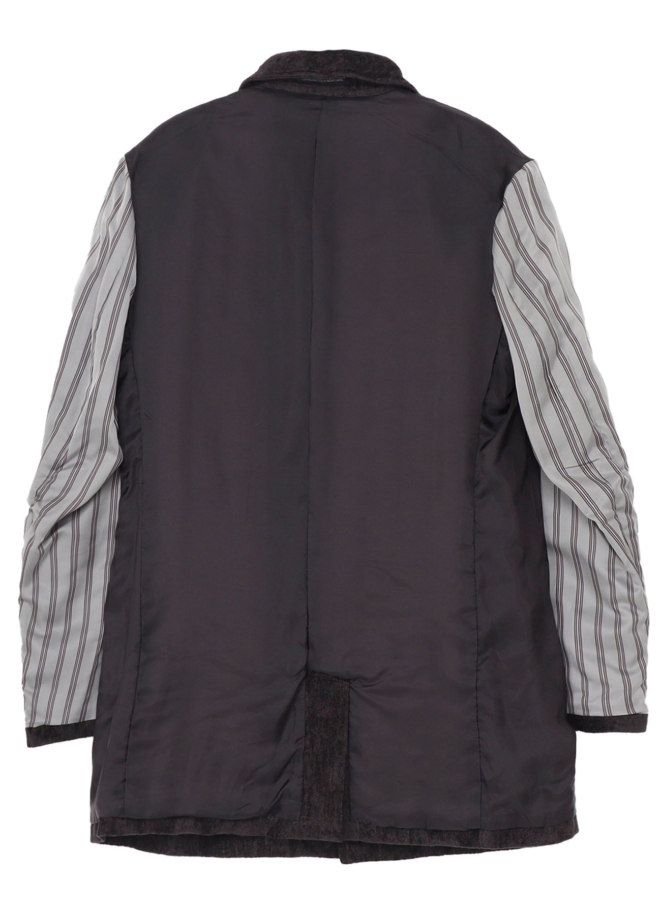 LINEN VELVET TAB DETAIL PADED JACKET
