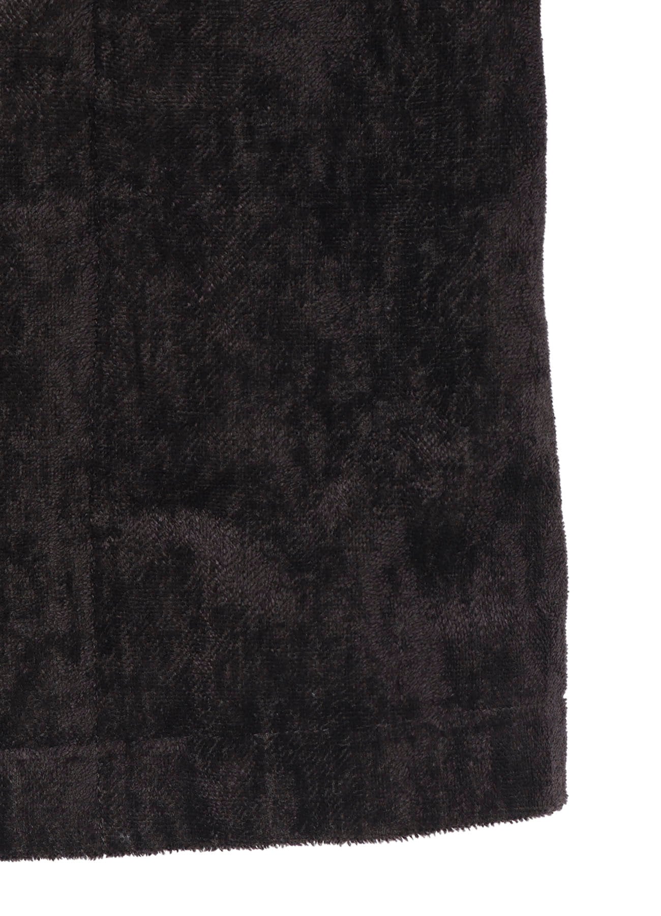LINEN VELVET TAB DETAIL PADED JACKET