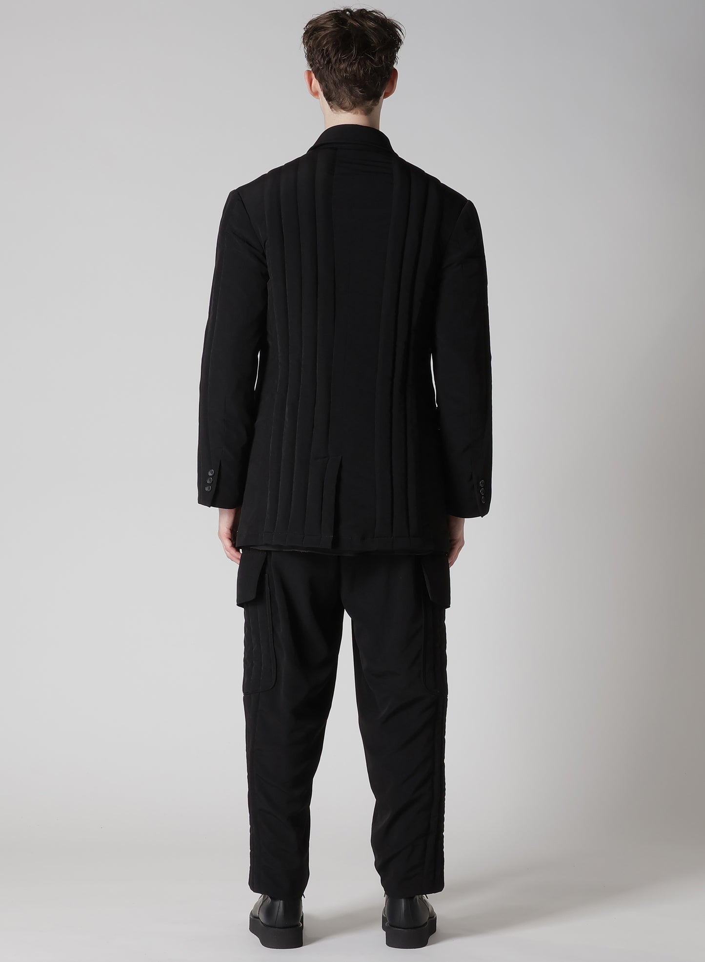 Ta TUXEDO TAB DETAIL PADDED JACKET