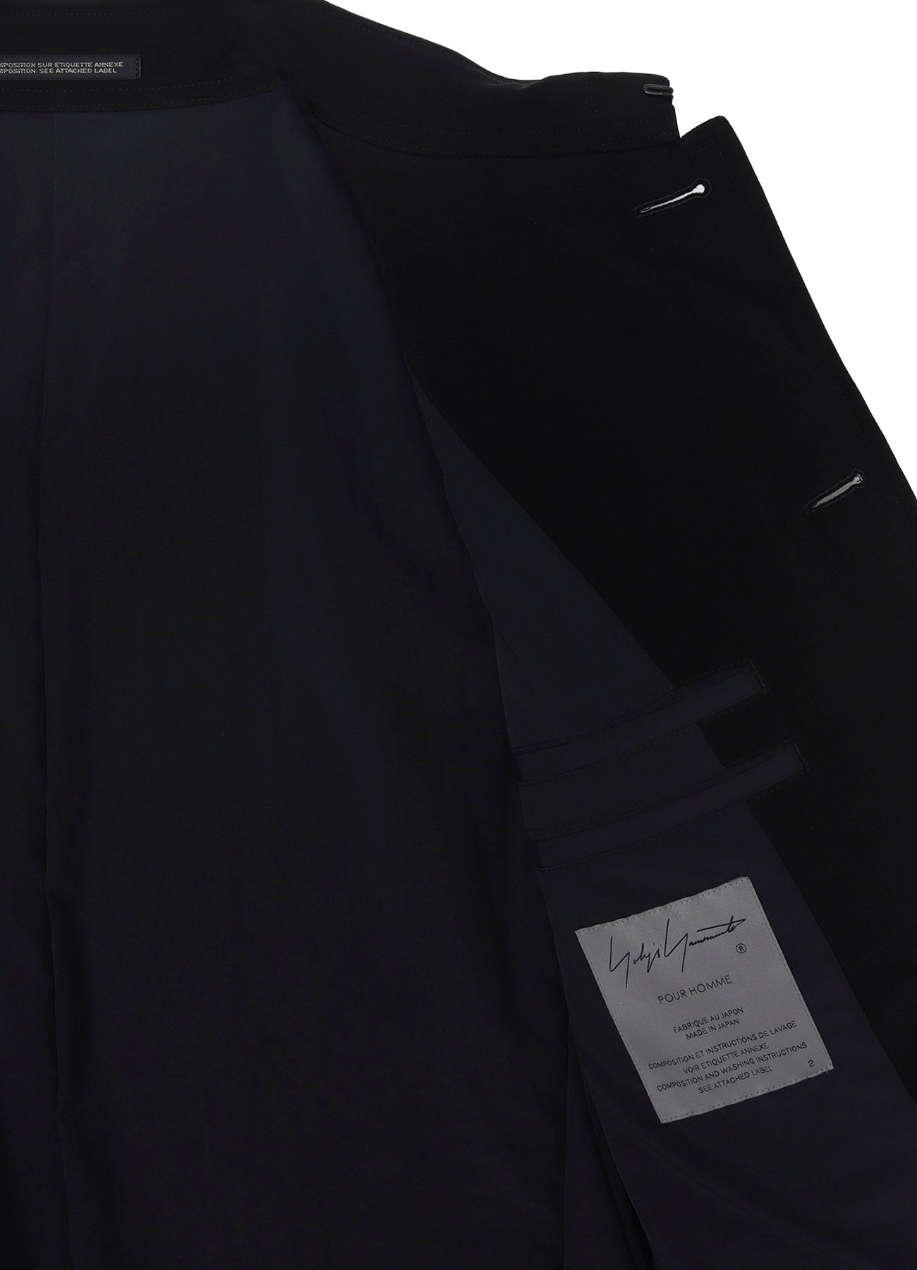 Ta TUXEDO TAB DETAIL PADDED JACKET