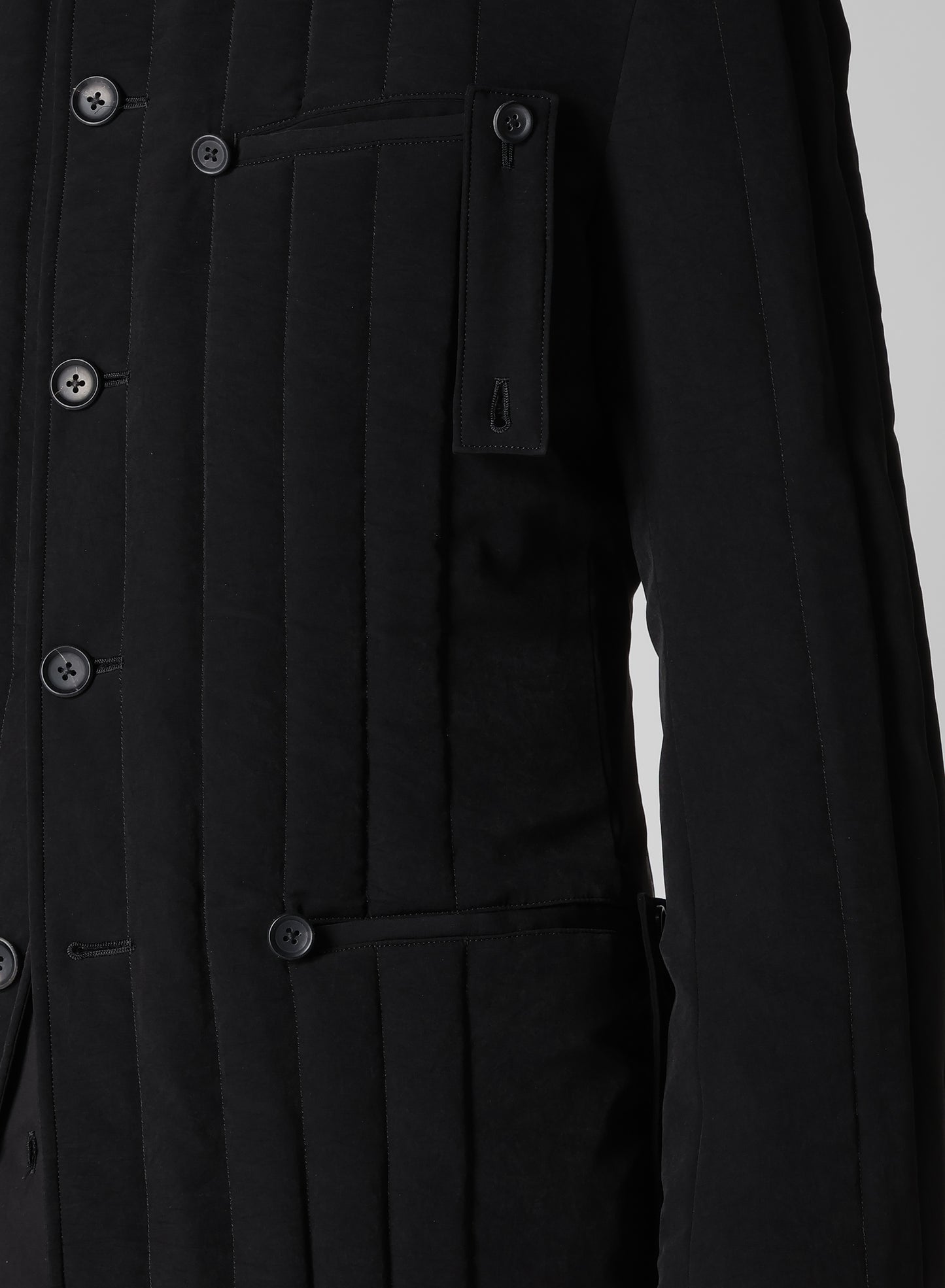 Ta TUXEDO TAB DETAIL PADDED JACKET